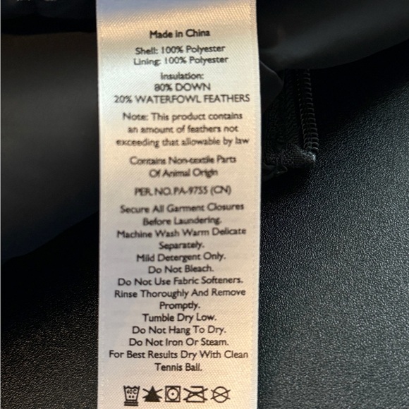 Eddie Bauer EB650 Dark Puffer Coat - Picture 6 of 6